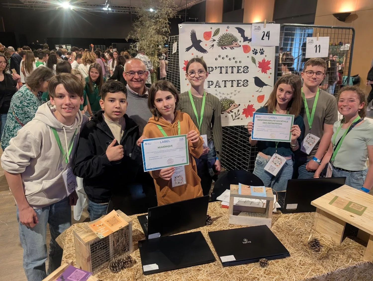 La mini-entreprise des coll&eacute;giens r&eacute;compens&eacute;e !